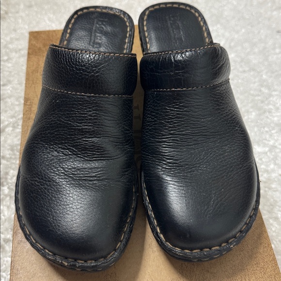 Born post II black clog shoes women’s 7 - Picture 2 of 7